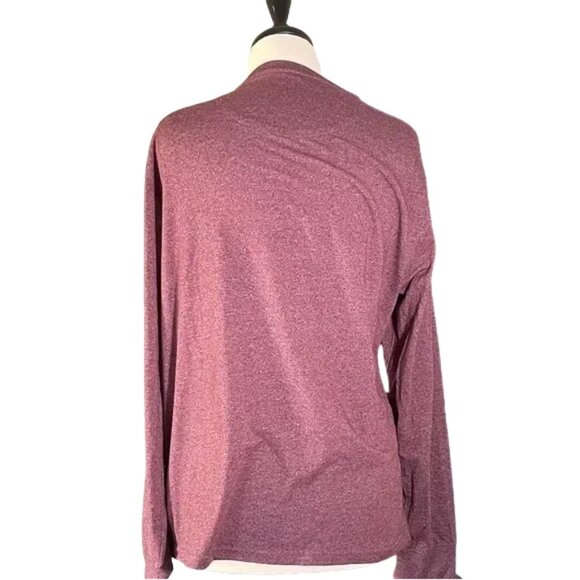 Lee Men's Long Sleeve Top in Heathered Purple - Picture 3 of 3